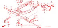 BRAS OSCILLANT pour Honda XR 600 R 1996