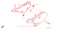 COUVERCLES LATERAUX pour Honda XR 600 R 1996