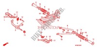 REPOSE PIED pour Honda XR 650 L 2011