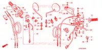 COMMODO   LEVIER   CABLE pour Honda XR 650 L 1993