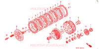 EMBRAYAGE pour Honda XR 650 L 1993