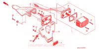 FEU ARRIERE pour Honda XR 650 L 1993