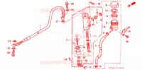 MAITRE CYLINDRE DE FREIN ARRIERE pour Honda XR 650 L 1993