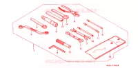 OUTIL pour Honda XR 650 L 1993