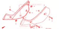COUVERCLES LATERAUX pour Honda XR 650 L 1995
