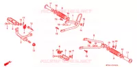 REPOSE PIED pour Honda XR 650 L 1995