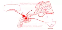 T (3) pour Honda XR 650 L 1995