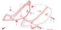 COUVERCLES LATERAUX pour Honda XR 650 L 1997