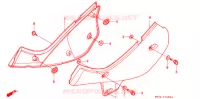 COUVERCLES LATERAUX pour Honda XR 650 L 1997