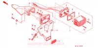 FEU ARRIERE pour Honda XR 650 L 1997