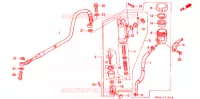 MAITRE CYLINDRE DE FREIN ARRIERE pour Honda XR 650 L 1997