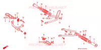 REPOSE PIED pour Honda XR 650 L 1997