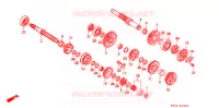 BOITE DE VITESSES pour Honda XR 650 L 1997