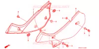 COUVERCLES LATERAUX pour Honda XR 650 L 1997