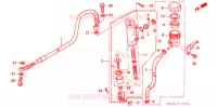 MAITRE CYLINDRE DE FREIN ARRIERE pour Honda XR 650 L 1997