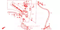 MAITRE CYLINDRE DE FREIN AVANT pour Honda XR 650 L 1997