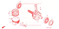 PISTON   VILEBREQUIN pour Honda XR 650 L 1997