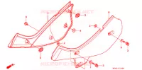 COUVERCLES LATERAUX pour Honda XR 650 L 1999