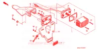 FEU ARRIERE pour Honda XR 650 L 1999