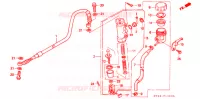 MAITRE CYLINDRE DE FREIN ARRIERE pour Honda XR 650 L 1999