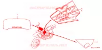 T (7) pour Honda XR 650 L 1999