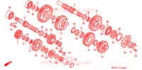 BOITE DE VITESSES pour Honda XR 650 R 2002