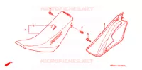 SELLE   COUVERCLE LATERAL DROIT pour Honda XR 650 R 2006