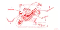 AUTOCOLLANTS pour Honda X ADV 750 2018