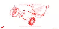 ALTERNATEUR pour Honda XR 125 L Electric start + Kick start 2019