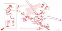 GUIDON   TE DE FOURCHE pour Honda XR 125 L Electric start + Kick start 2019