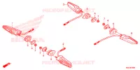CLIGNOTANT pour Honda CROSSTOURER 1200 ABS RED 2018