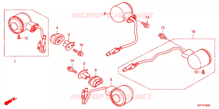 CLIGNOTANT Honda MOTO 125 MONKEY 2020  Z125MAK