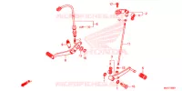 PEDALE pour Honda CB 650 F ABS RED 2018