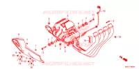 SILENCIEUX D'ECHAPPEMENT pour Honda CB 650 F ABS RED 2018