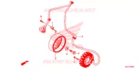 ALTERNATEUR pour Honda CB 650 F ABS RED 2018