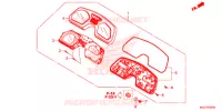 COMPTEUR pour Honda CB 650 F ABS RED 2018