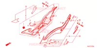 COUVERCLES LATERAUX pour Honda CB 650 F ABS RED 2018