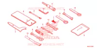 OUTIL pour Honda CB 650 F ABS RED 2018