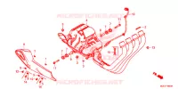 SILENCIEUX D'ECHAPPEMENT pour Honda CB 650 F ABS RED 2018
