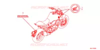 AUTOCOLLANTS pour Honda CB 1000 R 2018