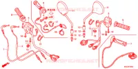 COMMODO   CABLE   RETROVISEUR pour Honda CB 1100 DCT ABS 2018