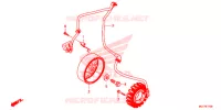 ALTERNATEUR pour Honda CBR 650 F ROUGE 2018