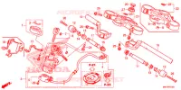 GUIDON   TE DE FOURCHE pour Honda CBR 1000 ABS RED 2017