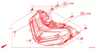 PHARE pour Honda CBR 1000 ABS RED 2017