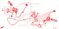 LEVIER DE GUIDON   CABLE   COMMODO pour Honda CBR 1000 BLACK 2017