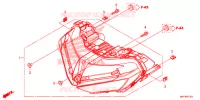 PHARE pour Honda CBR 1000 BLACK 2017