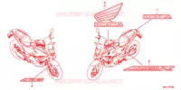 AUTOCOLLANTS pour Honda NC 750 X ABS LOWER 2018