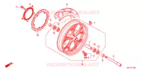 ROUE AVANT pour Honda NC 750 X ABS LOWER 2018