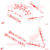 ARBRE A CAMES   SOUPAPE pour Honda NC 750 X ABS DCT LOWER 2018