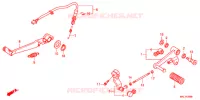 PEDALE pour Honda NC 750 X ABS DCT LOWER 2018